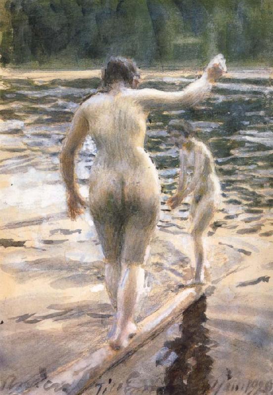 Anders Zorn Balans oil painting image